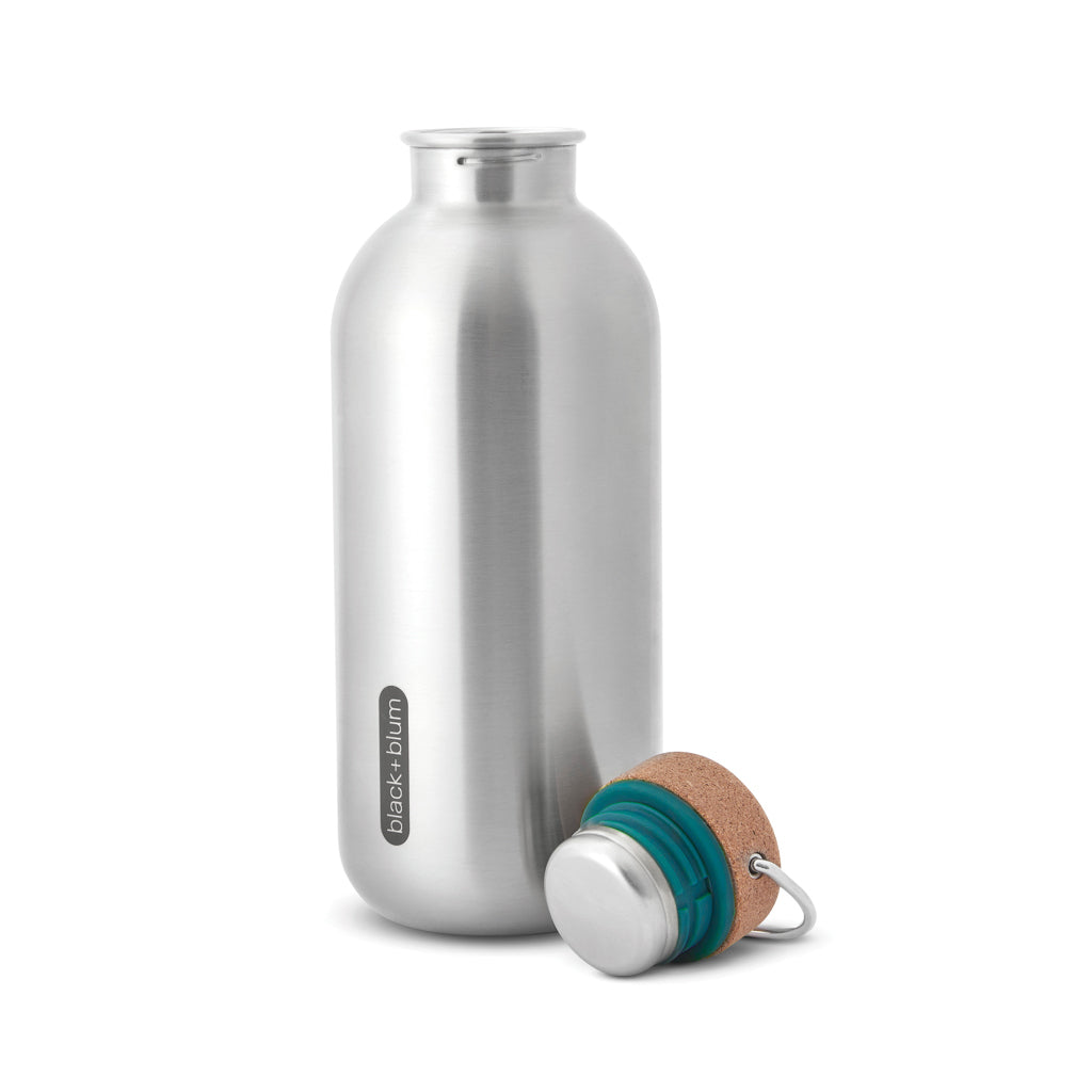Black+Blum Steel Water Bottle 600ml - Turquoise