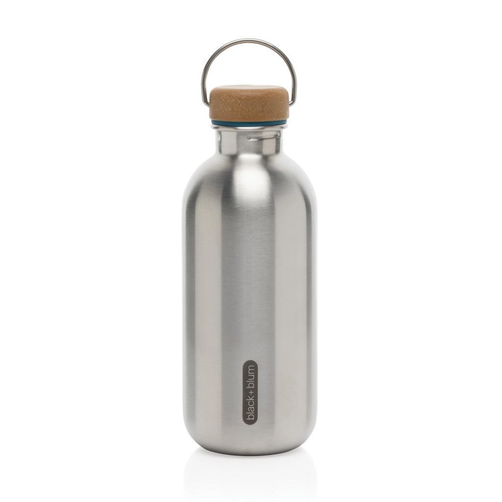 Black+Blum Steel Water Bottle 600ml - Turquoise