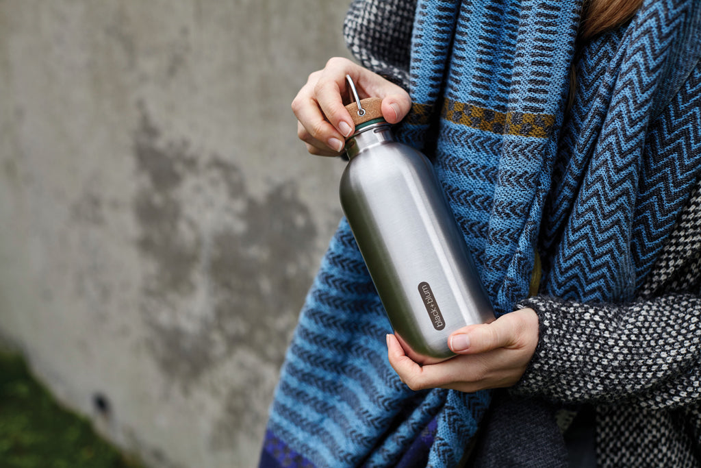 Black+Blum Steel Water Bottle 600ml - Turquoise