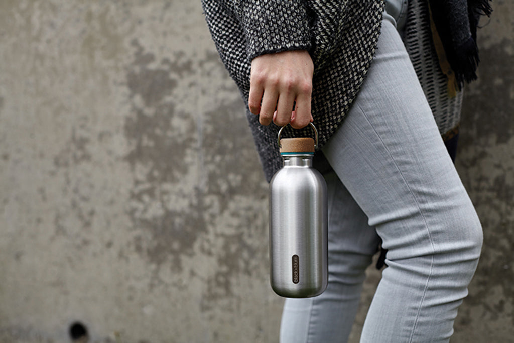 Black+Blum Steel Water Bottle 600ml - Turquoise