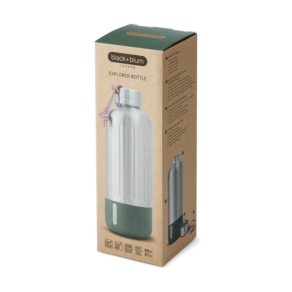 Black+Blum Explorer Insulated Bottle Large 850ml - Olive Green