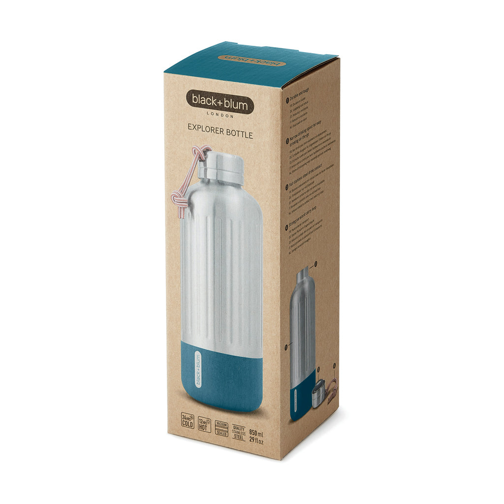 Black+Blum Explorer Insulated Bottle Large 850ml - Turquoise
