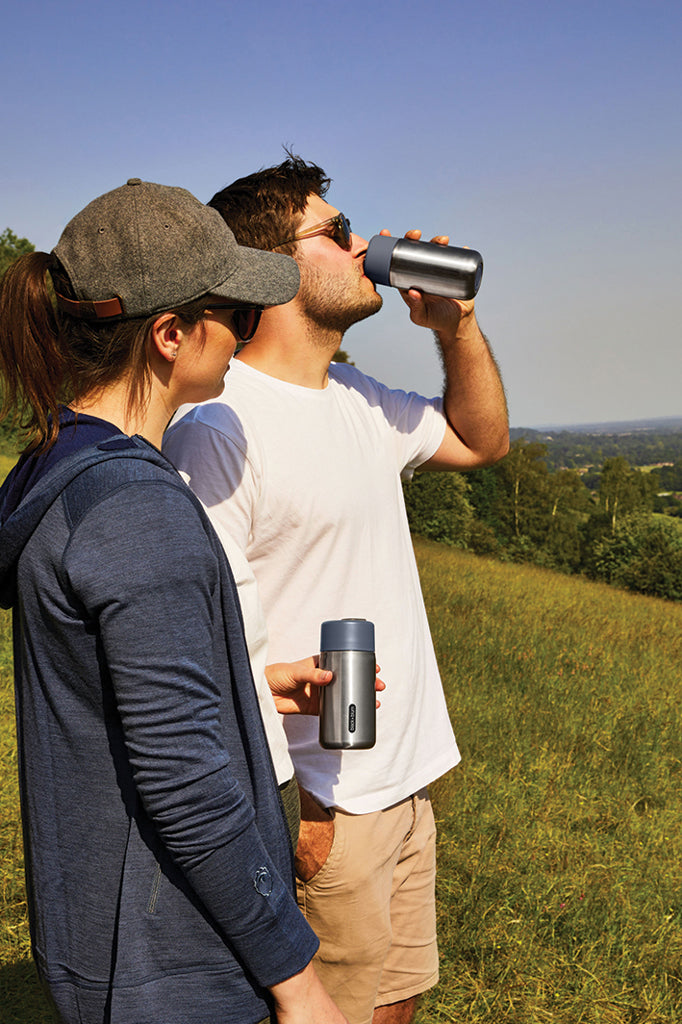 Black+Blum Insulated Leakproof Travel Cup Stainless Steel - Grey