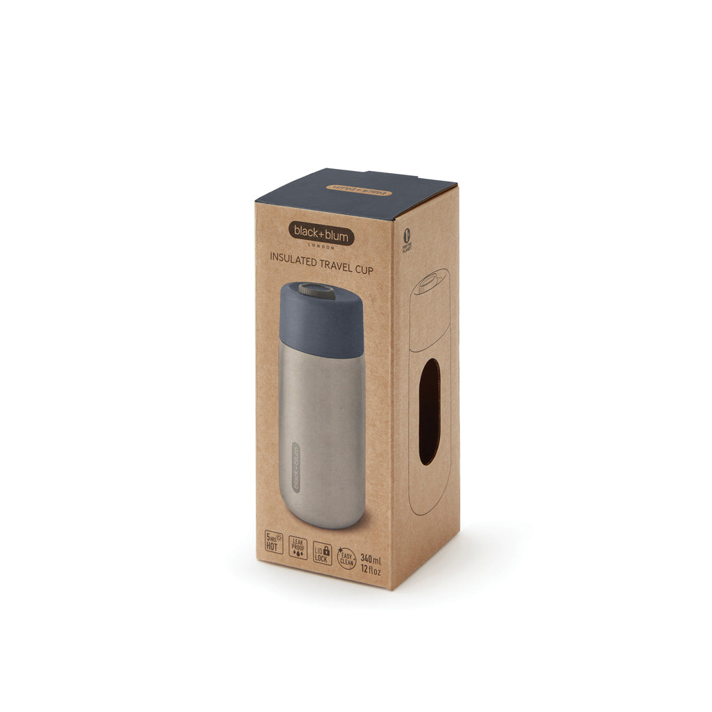 Black+Blum Insulated Leakproof Travel Cup Stainless Steel - Grey