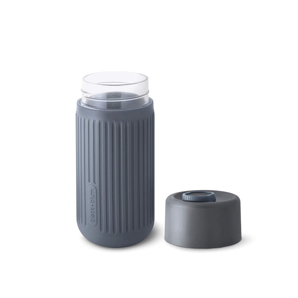 Black+Blum Glass Travel Cup 340ML - Grey
