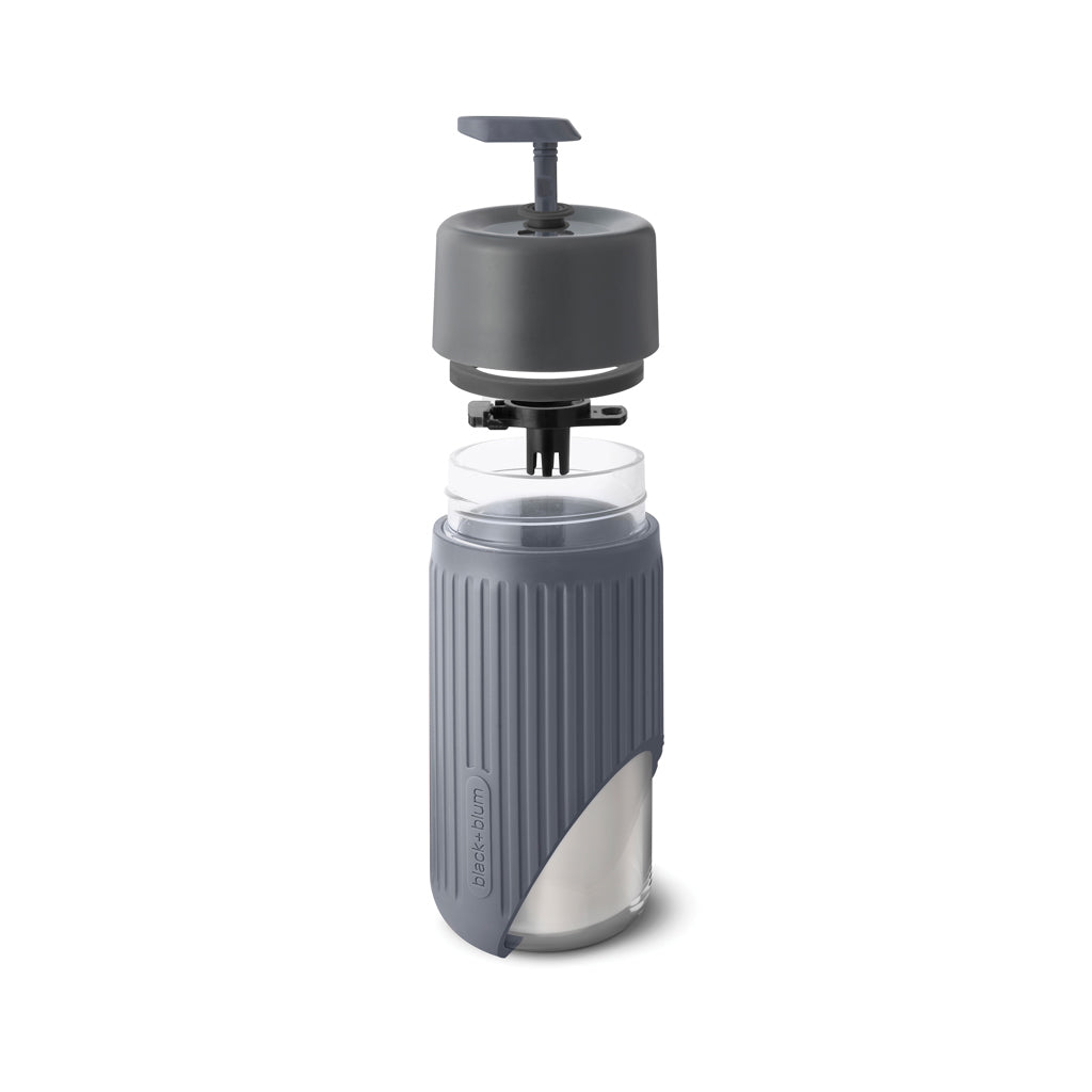 Black+Blum Glass Travel Cup 340ML - Grey