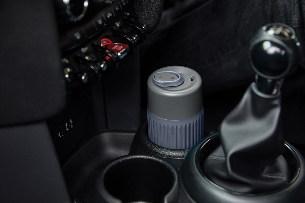 Black+Blum Glass Travel Cup 340ML - Grey
