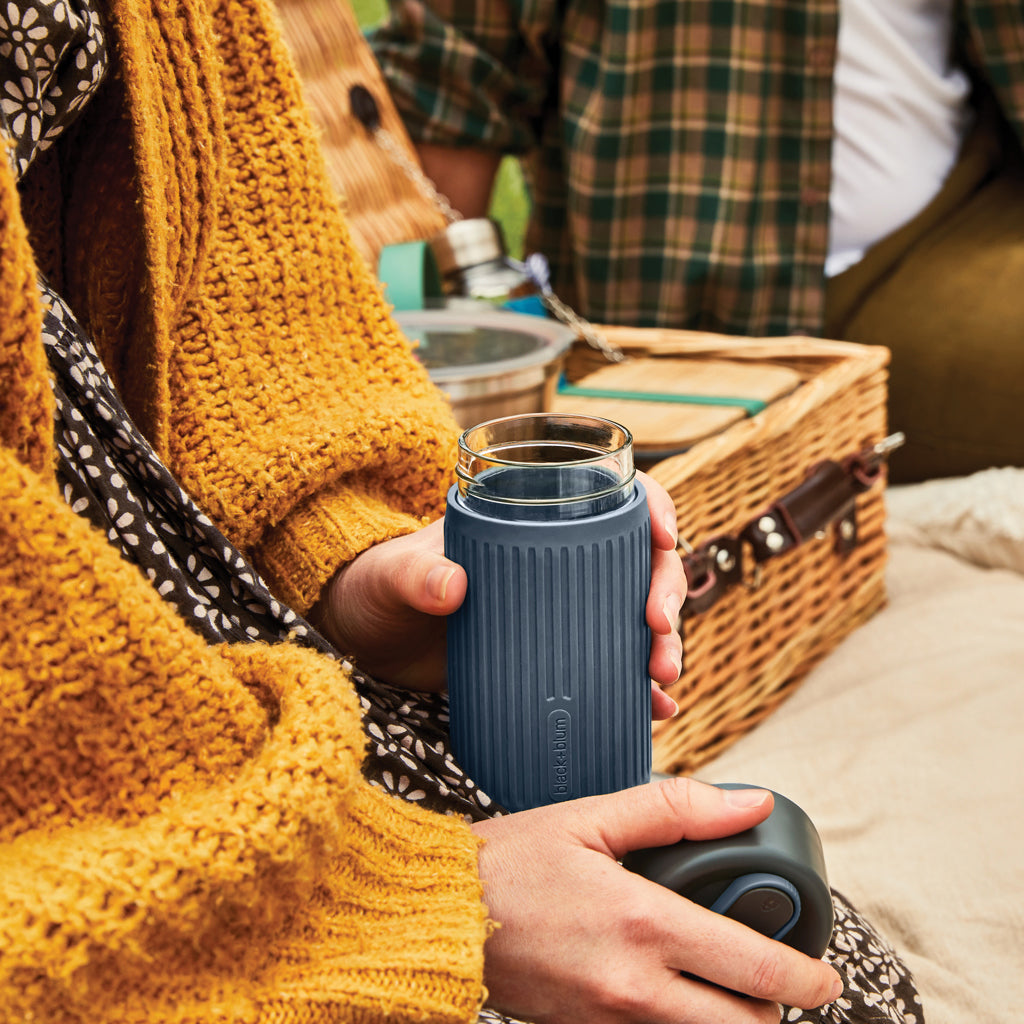 Black+Blum Glass Travel Cup 340ML - Grey