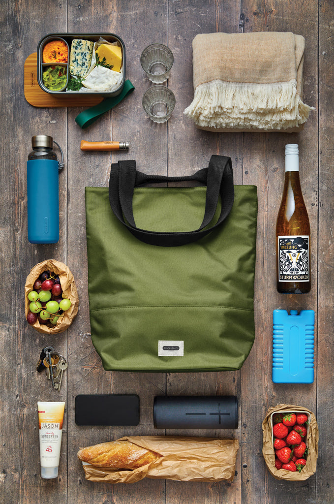 Black+Blum 16L Insulated Tote/ Cooler Bag - Moss
