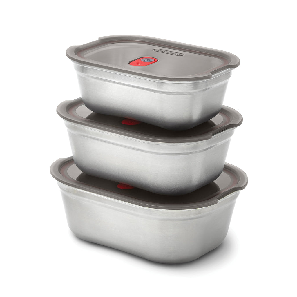 Black+Blum Mealprep Box 3pcs Set Small, Medium, Large - Grey