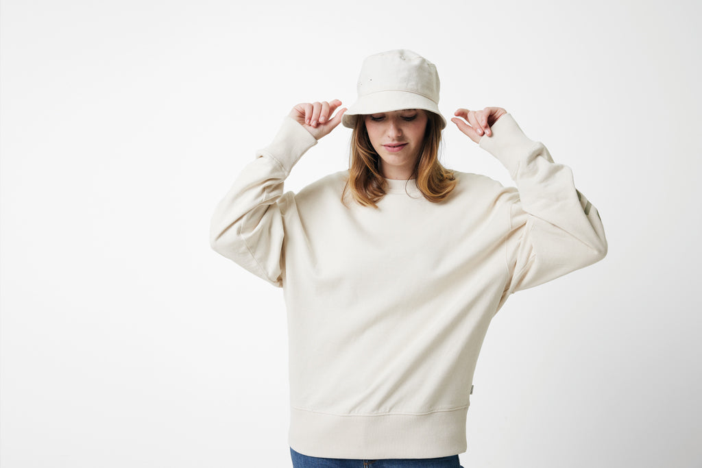 Impact Aware™ 285 gsm rcanvas one size bucket hat undyed - Off White