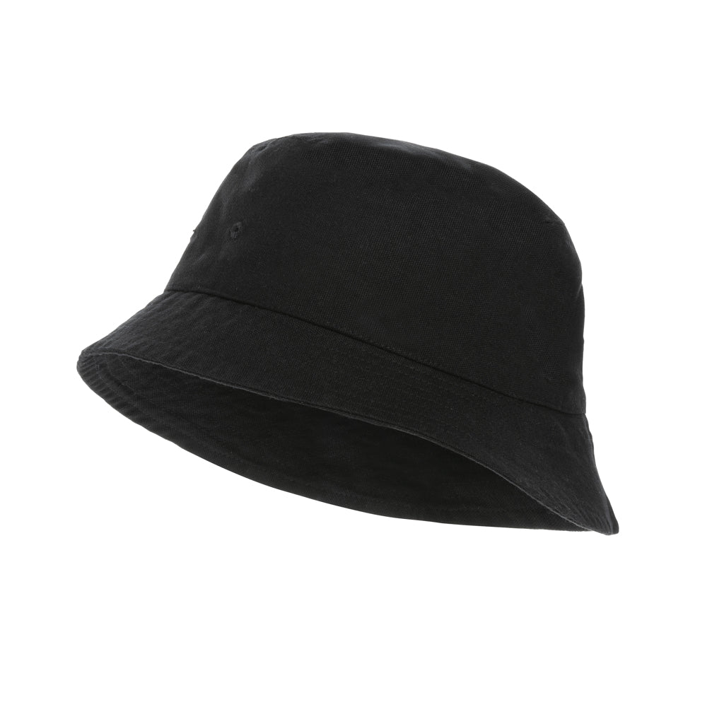 Impact Aware™ 285 gsm rcanvas one size bucket hat undyed - Black