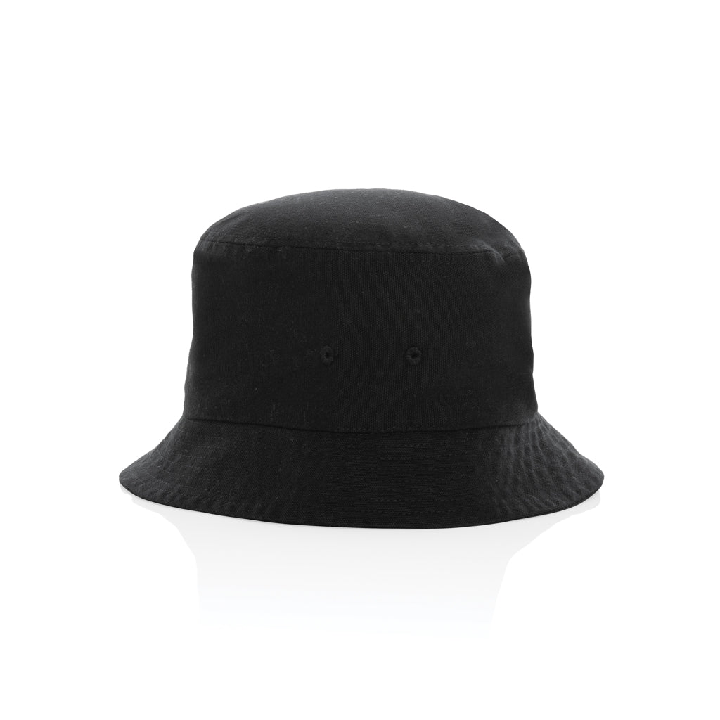 Impact Aware™ 285 gsm rcanvas one size bucket hat undyed - Black