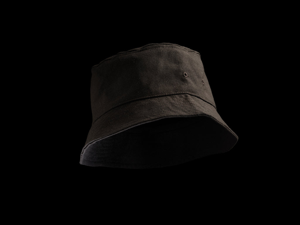 Impact Aware™ 285 gsm rcanvas one size bucket hat undyed - Black