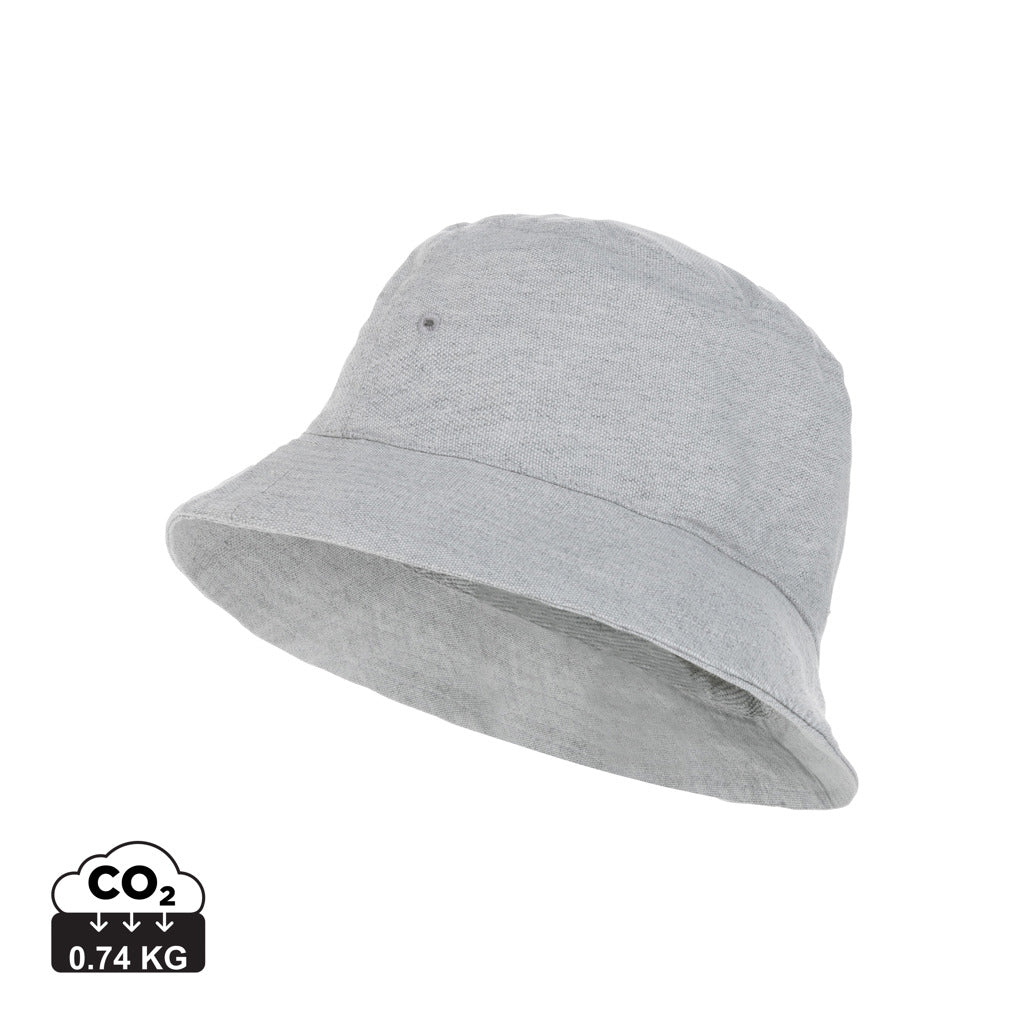 Impact Aware™ 285 gsm rcanvas one size bucket hat undyed - Grey