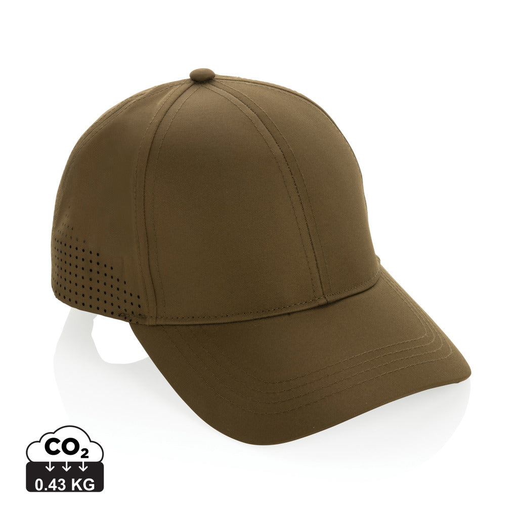 Impact AWARE™ RPET 6 panel sports cap - Green