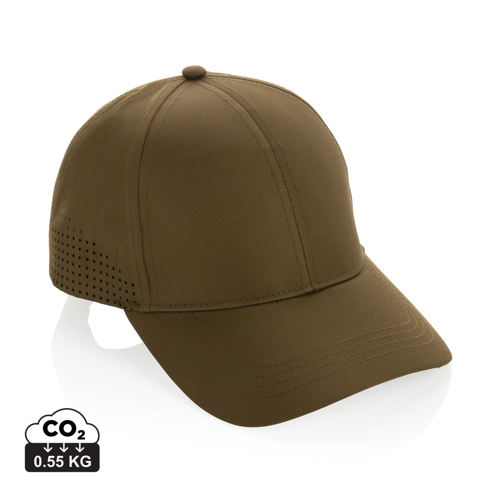 Impact AWARE™ RPET 6 panel sports cap - Green