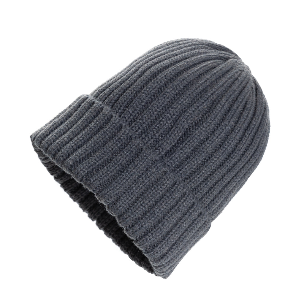 Kennedi AWARE™ Polylana® beanie with large rib - Anthracite