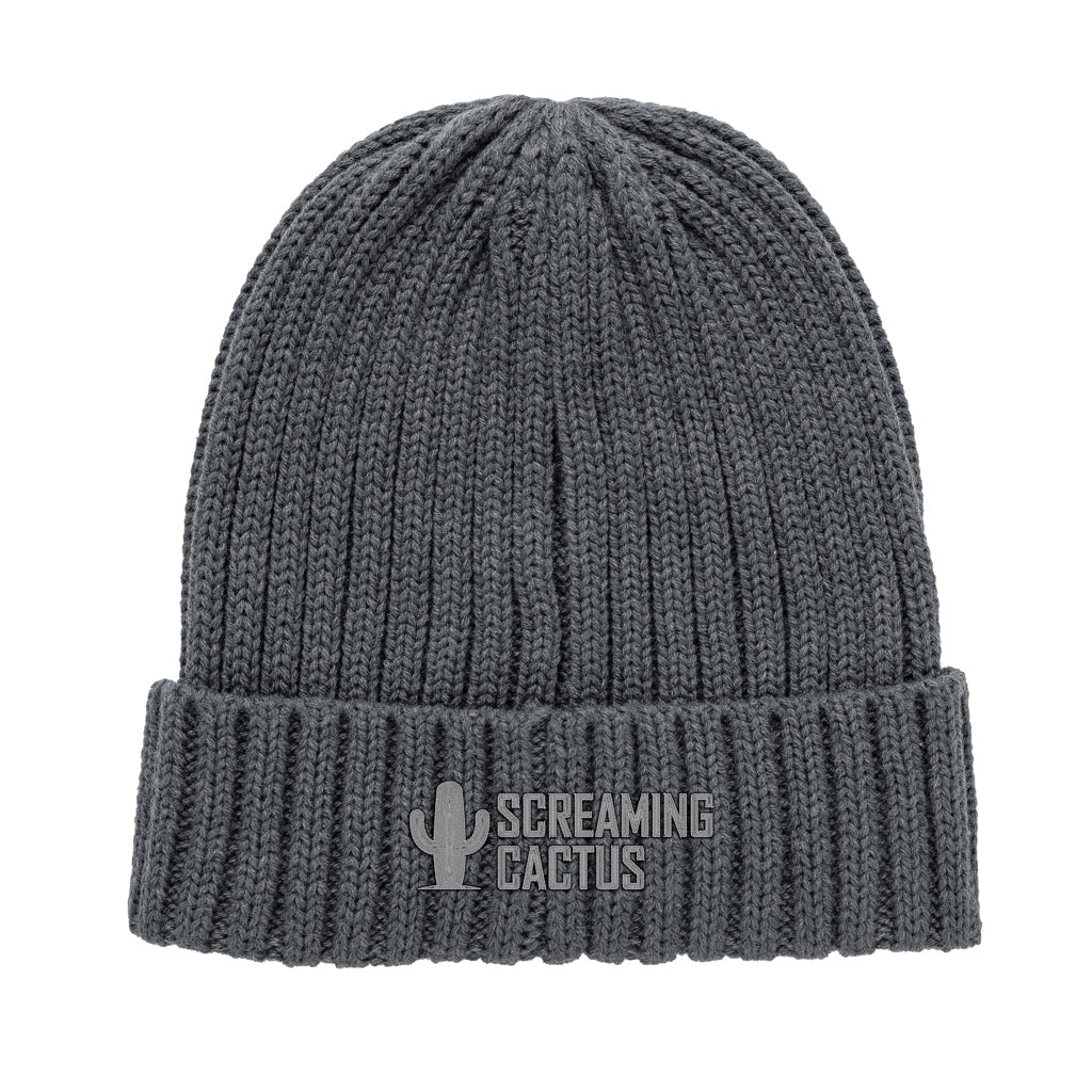 Kennedi AWARE™ Polylana® beanie with large rib - Anthracite