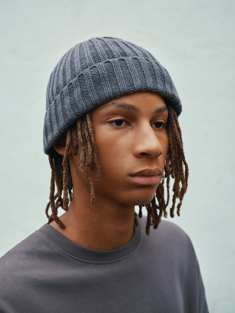 Kennedi AWARE™ Polylana® beanie with large rib - Anthracite