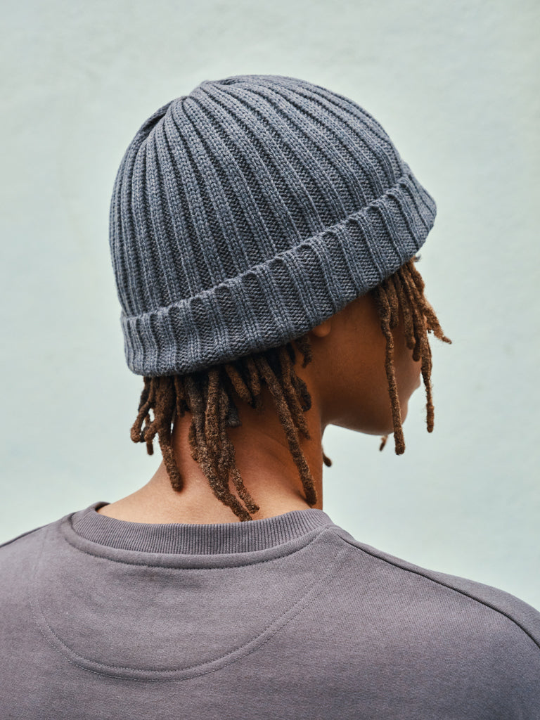 Kennedi AWARE™ Polylana® beanie with large rib - Anthracite