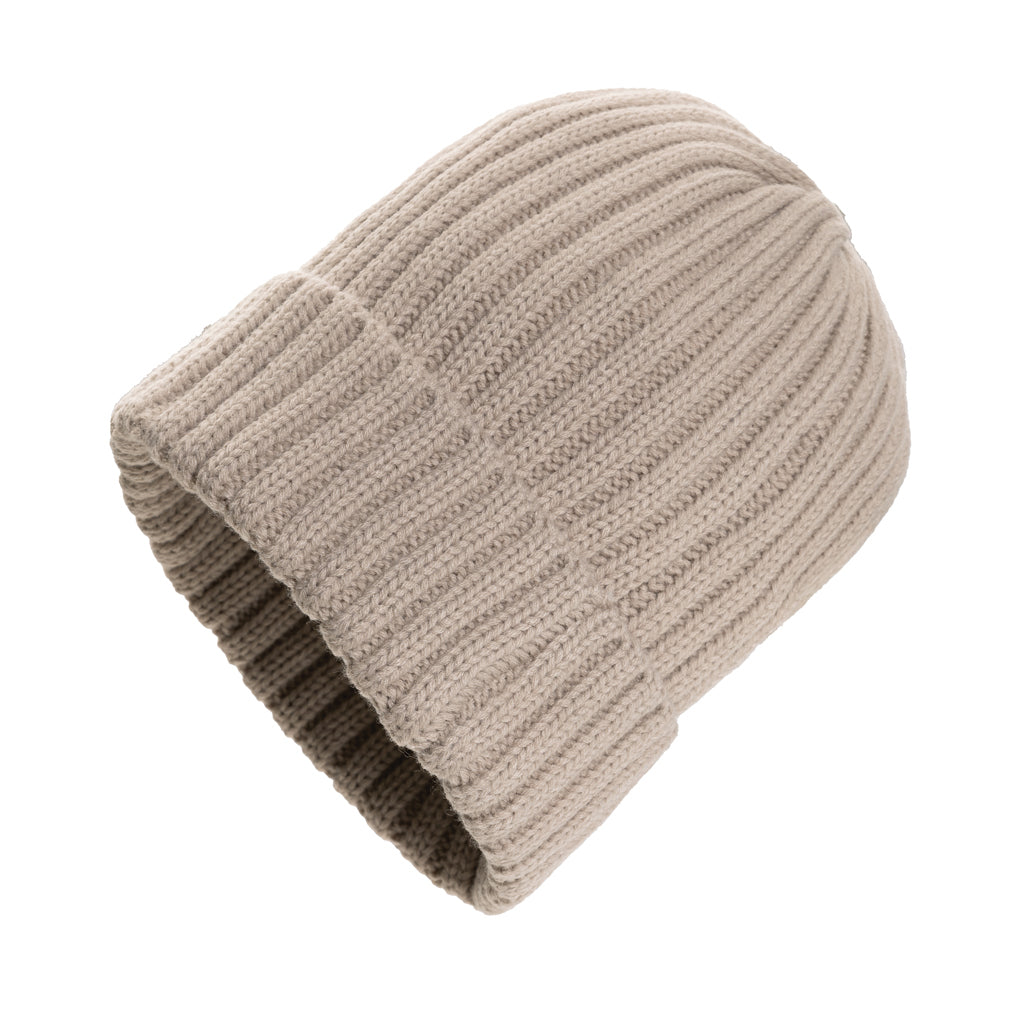 Kennedi AWARE™ Polylana® beanie with large rib - Desert