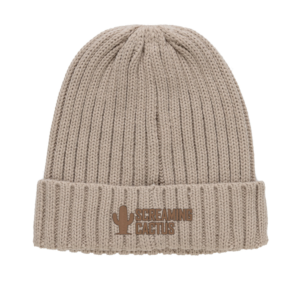 Kennedi AWARE™ Polylana® beanie with large rib - Desert