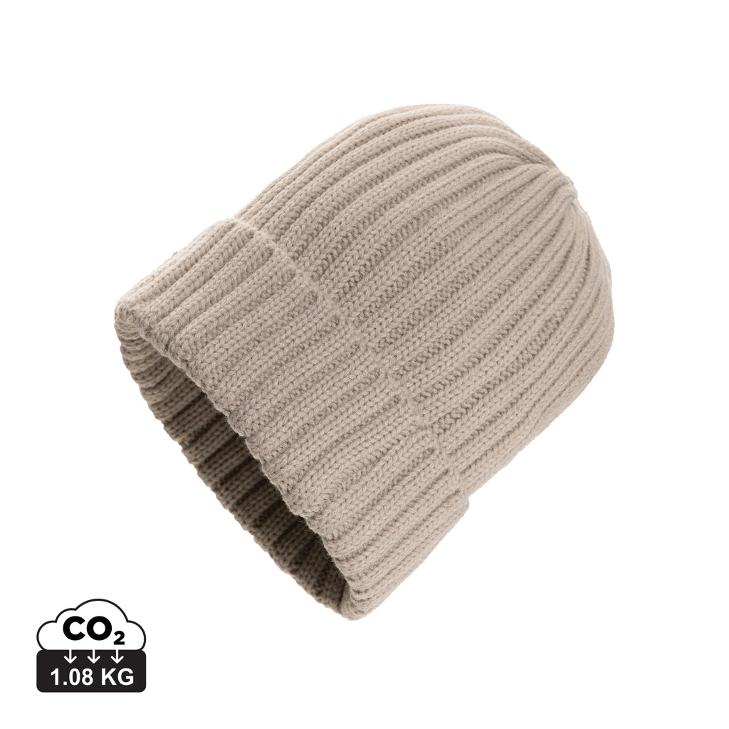 Kennedi AWARE™ Polylana® beanie with large rib - Desert