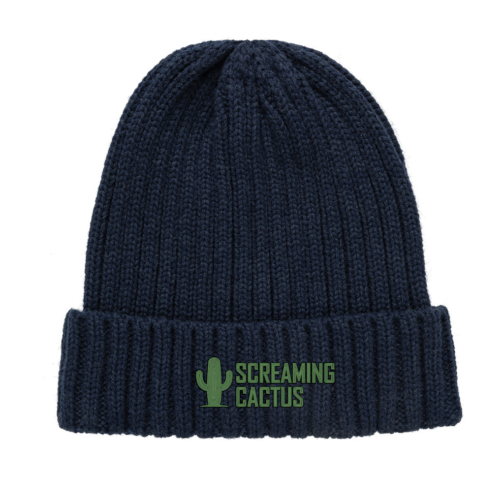 Kennedi AWARE™ Polylana® beanie with large rib - Navy