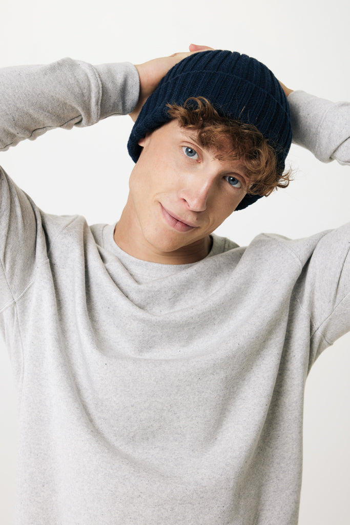 Kennedi AWARE™ Polylana® beanie with large rib - Navy