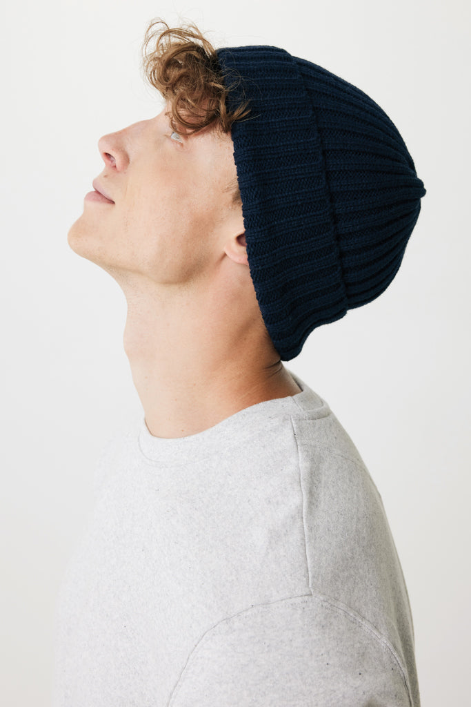 Kennedi AWARE™ Polylana® beanie with large rib - Navy