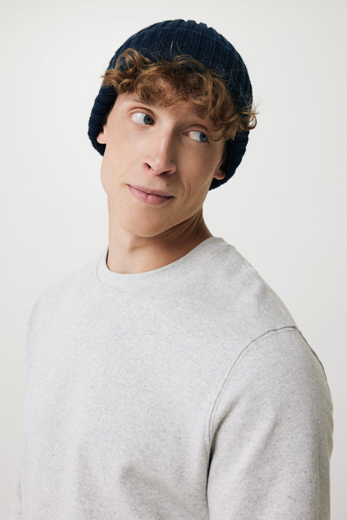 Kennedi AWARE™ Polylana® beanie with large rib - Navy