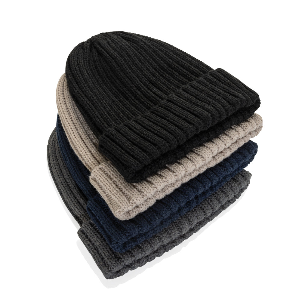 Kennedi AWARE™ Polylana® beanie with large rib - Navy
