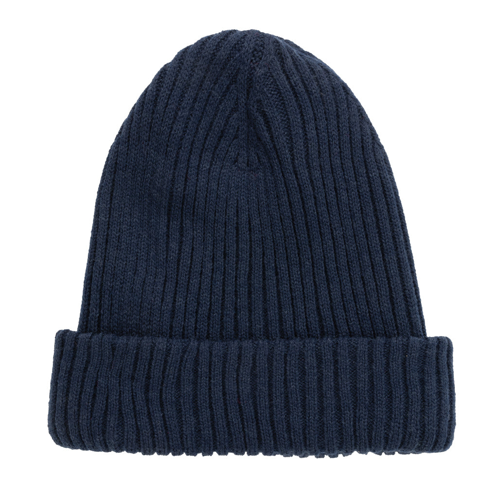 Impact AWARE™  Polylana® double knitted beanie - Navy