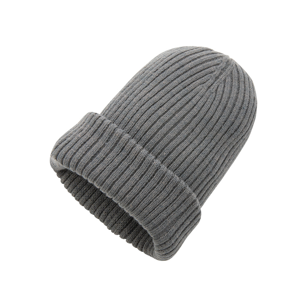 Impact AWARE™  Polylana® double knitted beanie - Anthracite