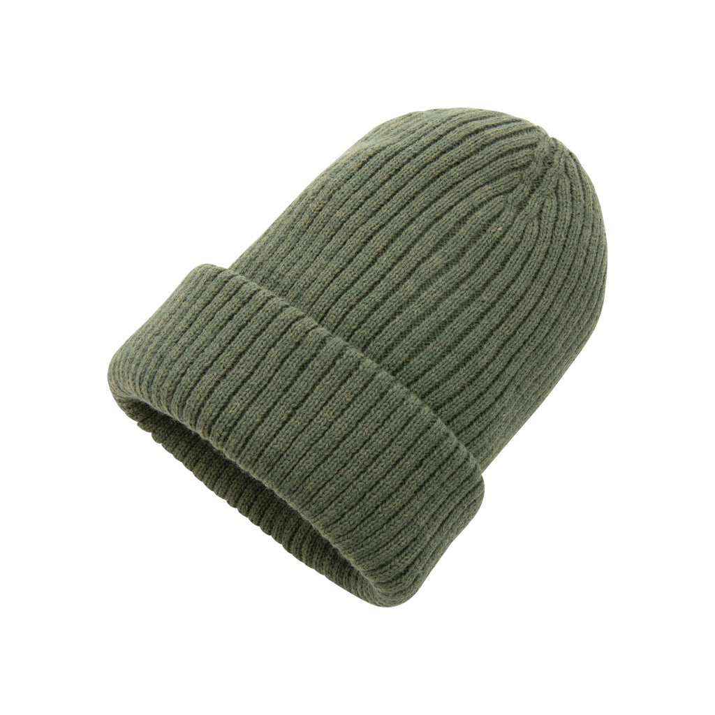 Impact AWARE™  Polylana® double knitted beanie - Green