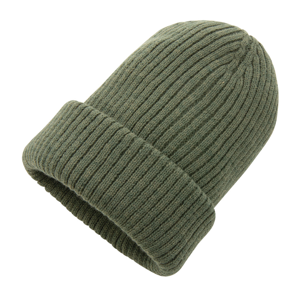 Impact AWARE™  Polylana® double knitted beanie - Green