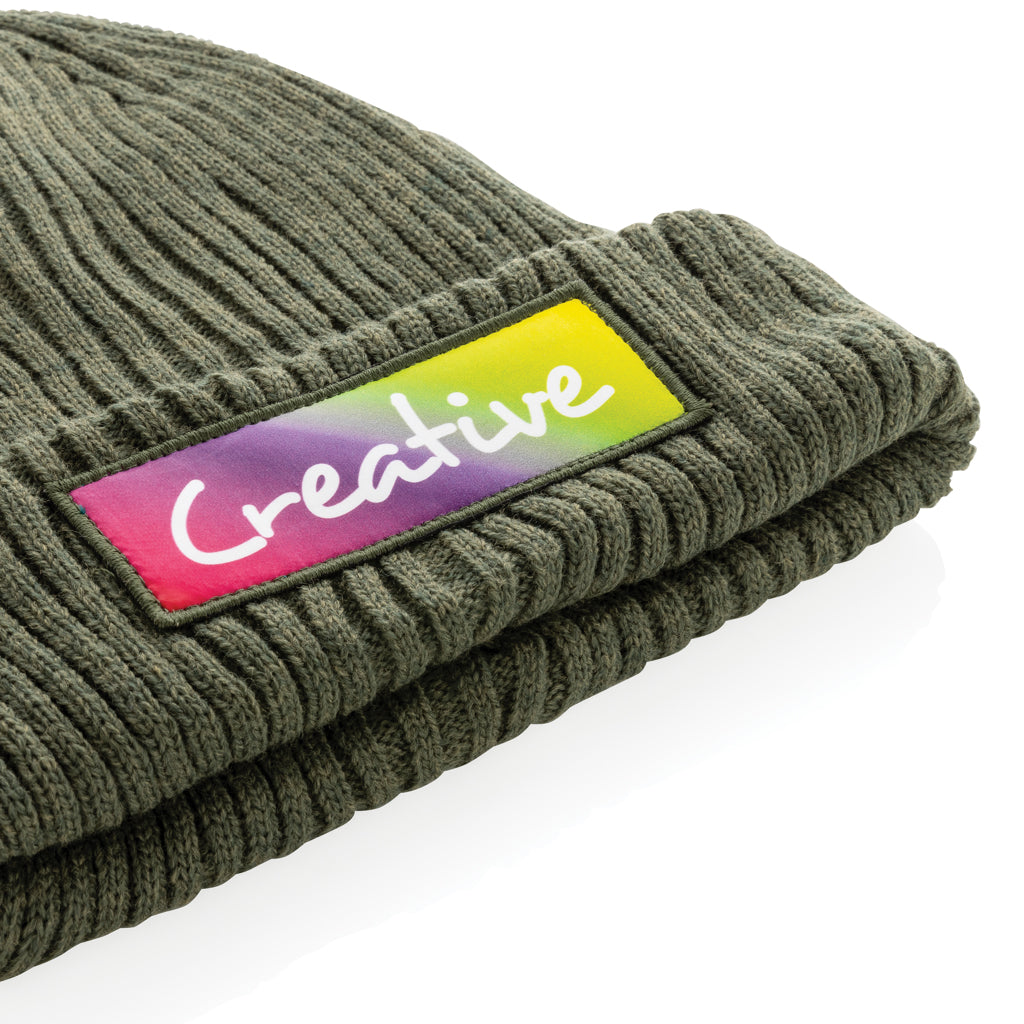 Impact AWARE™  Polylana® double knitted beanie - Green