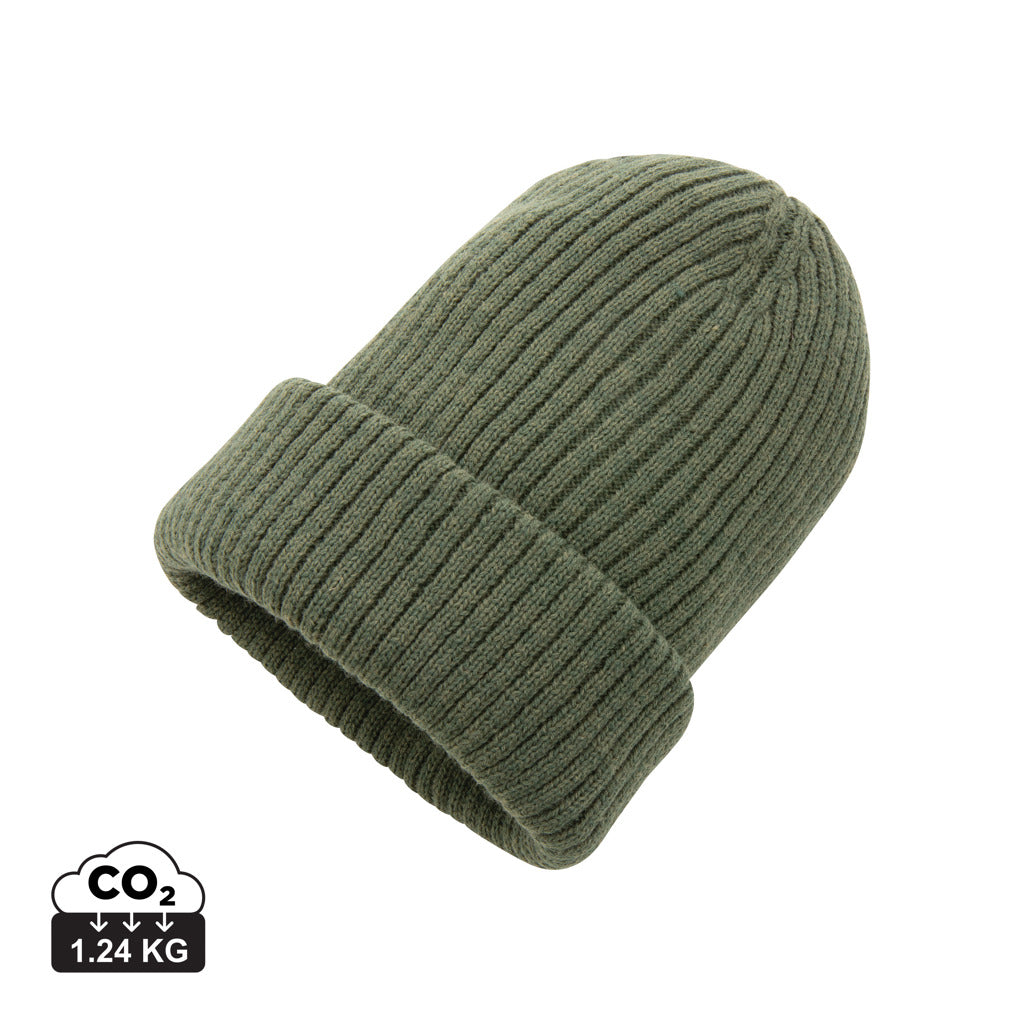 Impact AWARE™  Polylana® double knitted beanie - Green