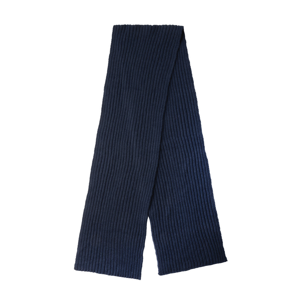 Impact AWARE™ Polylana® knitted scarf 180 x 25cm - Navy