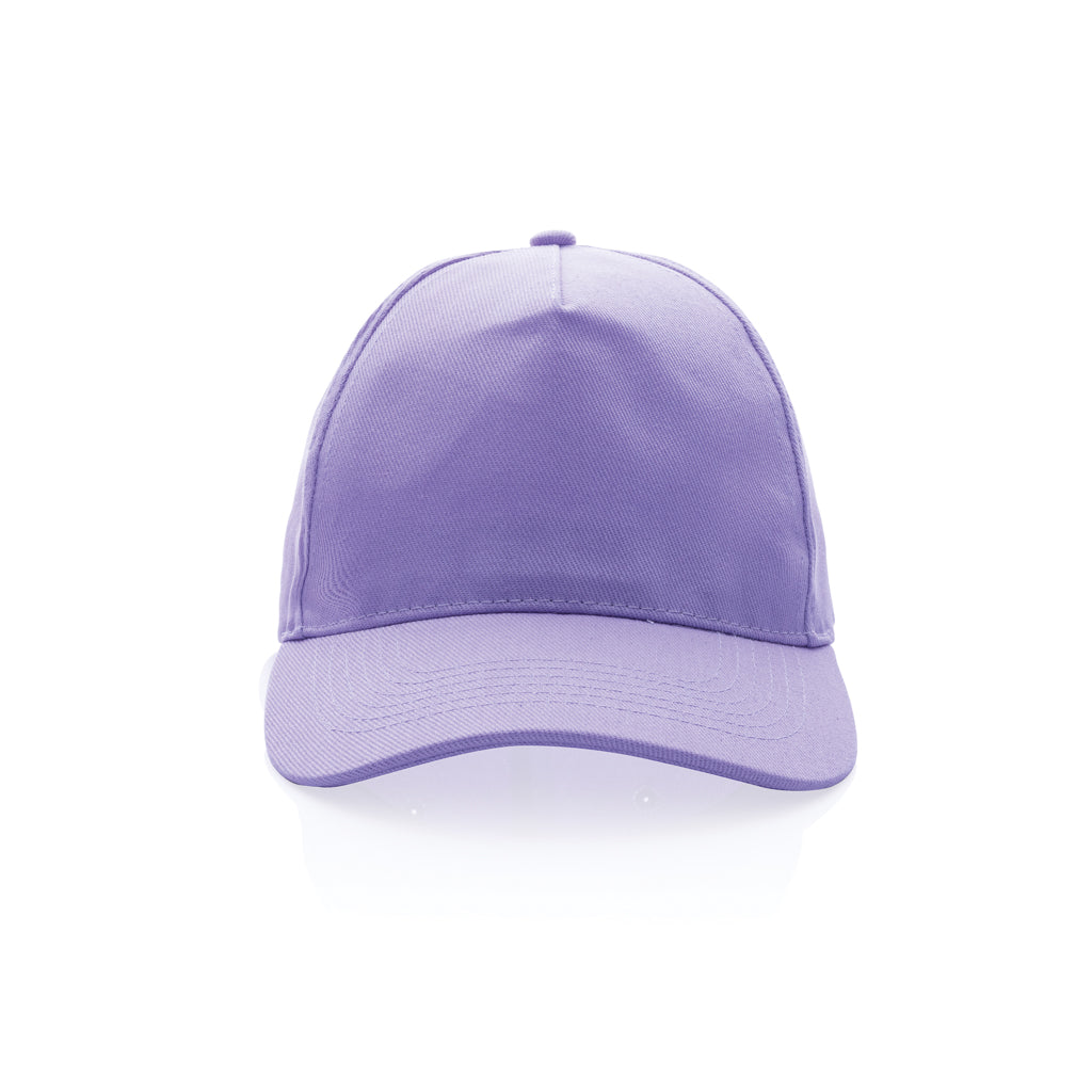 Impact 5panel 280gr Recycled cotton cap with AWARE™ tracer - Lavender