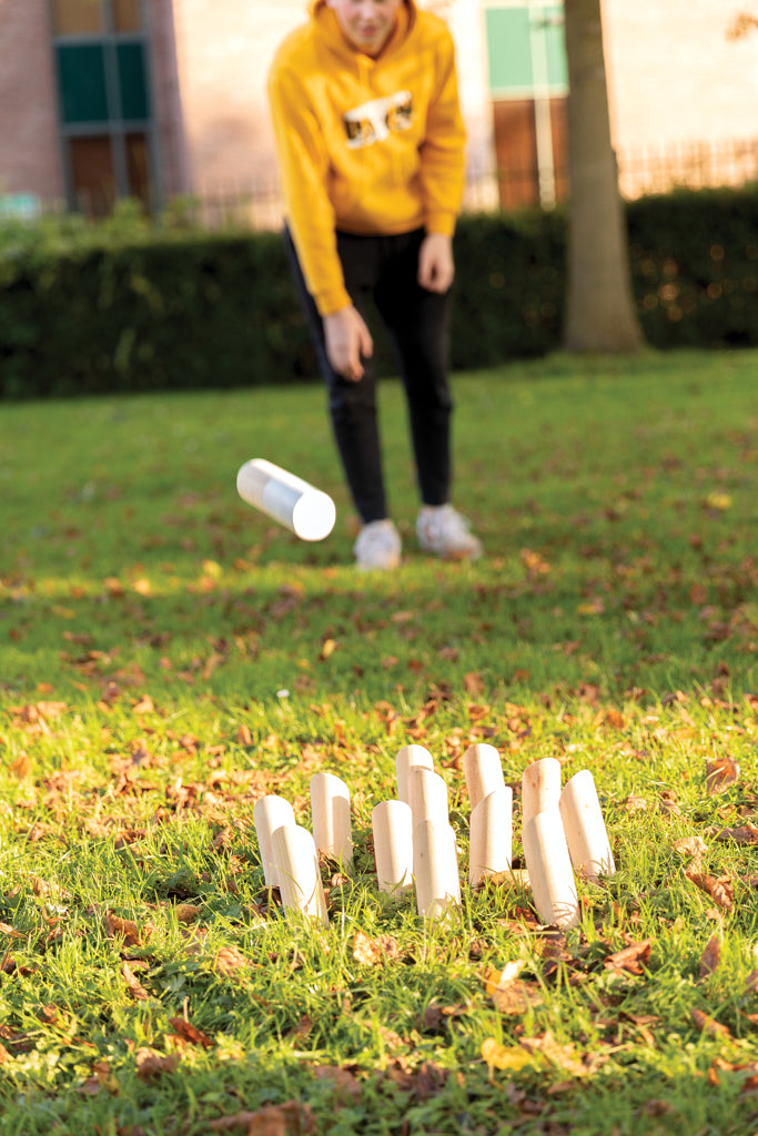 Wooden scatter set - Brown