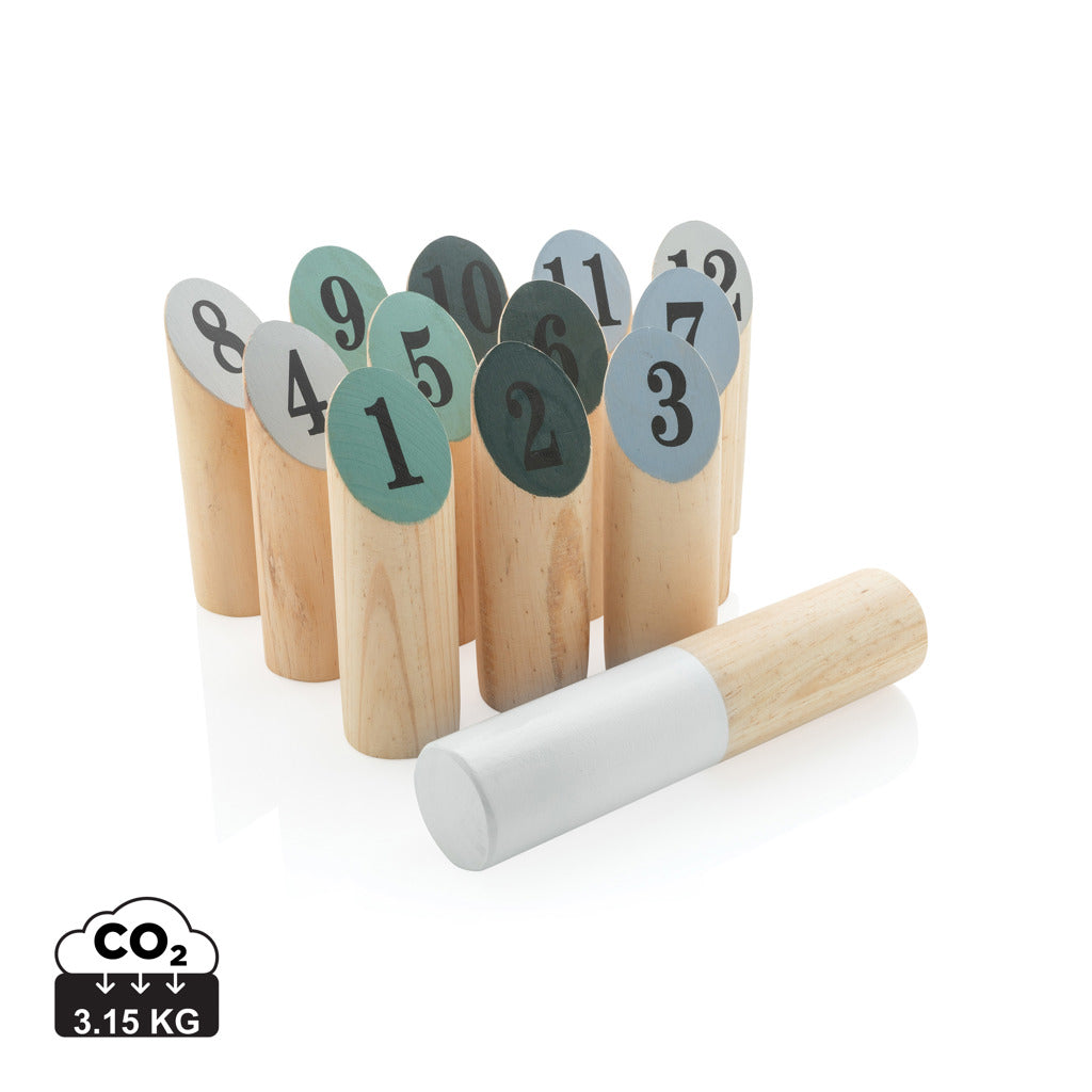 Wooden scatter set - Brown