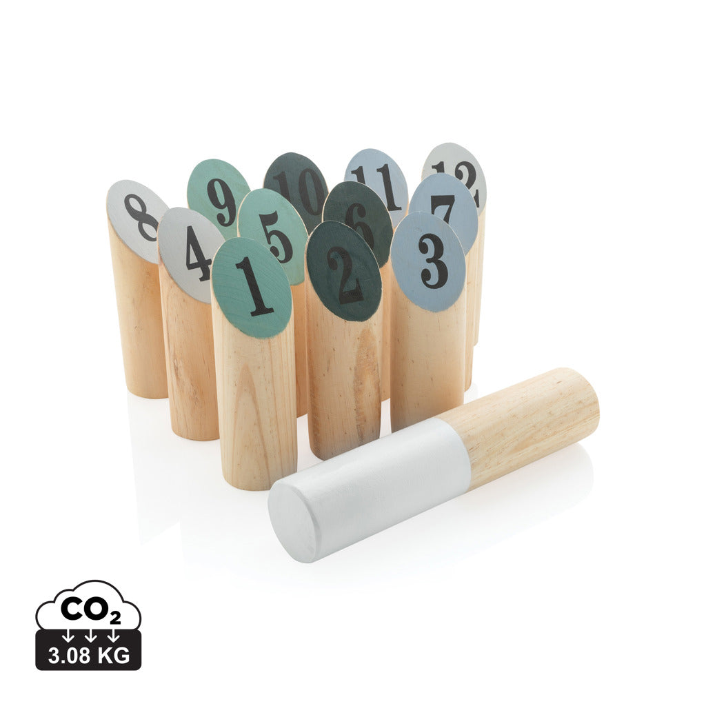 Wooden scatter set - Brown