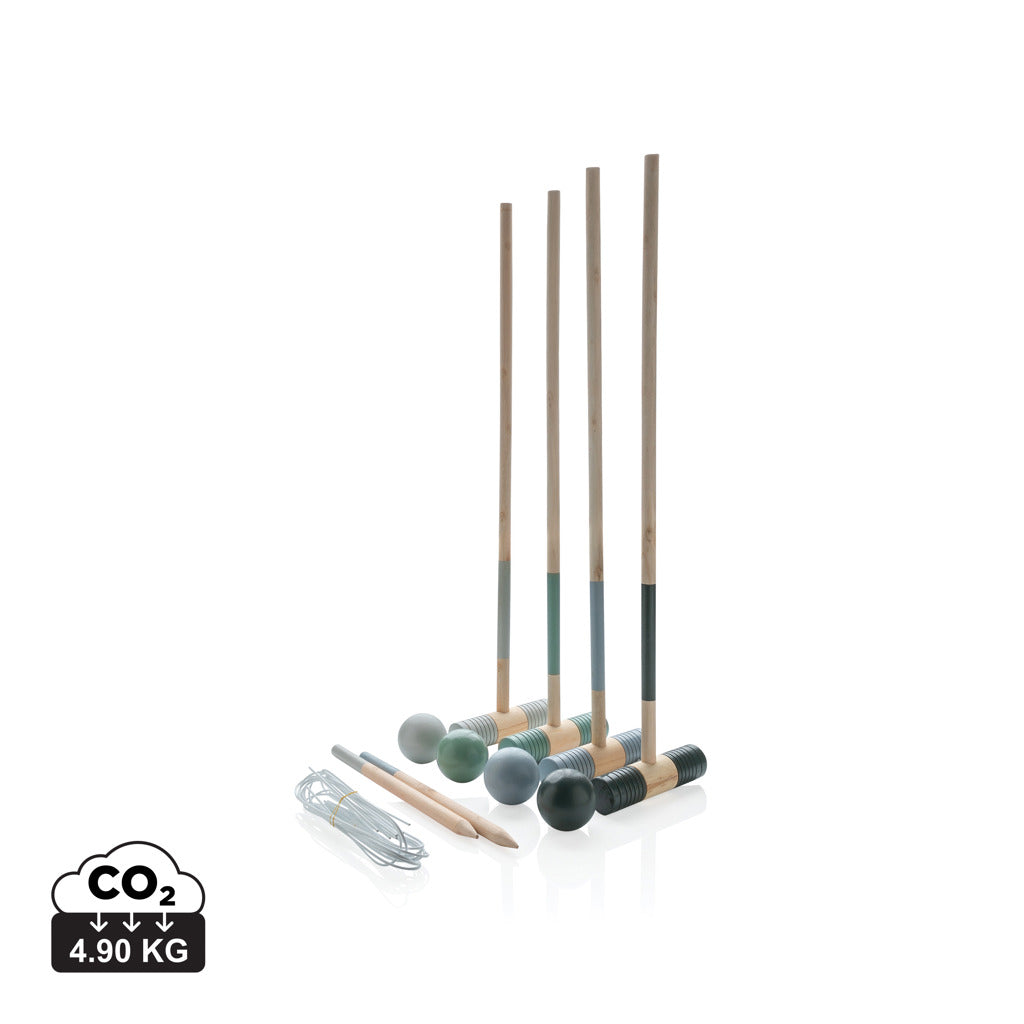 Wooden croquet set - Brown