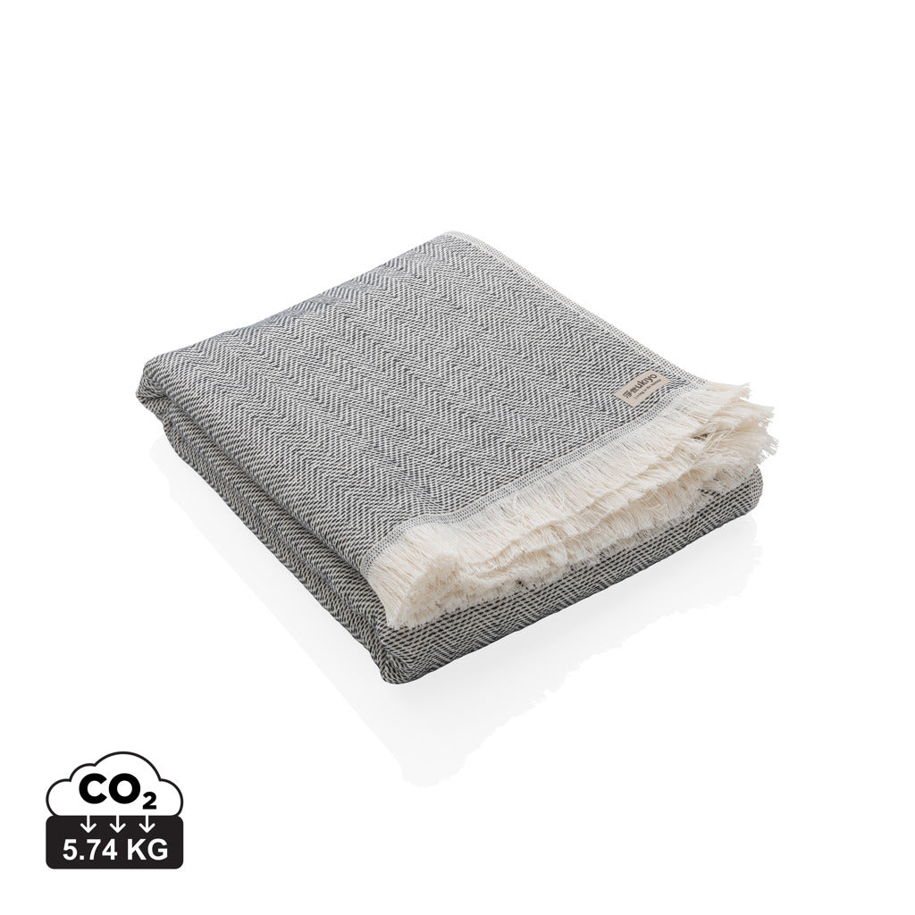 Ukiyo Hisako AWARE™ 4 Seasons towel/blanket 100x180 - Black