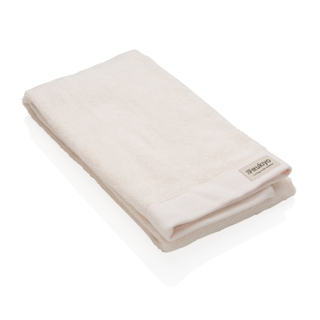 Ukiyo Sakura AWARE™ 500 gsm bath towel 50x100cm - White