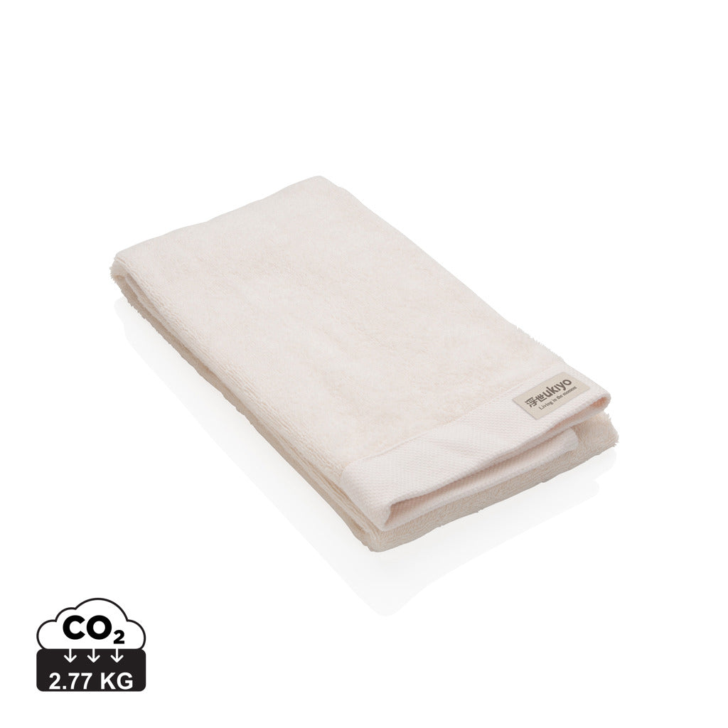 Ukiyo Sakura AWARE™ 500 gsm bath towel 50x100cm - White