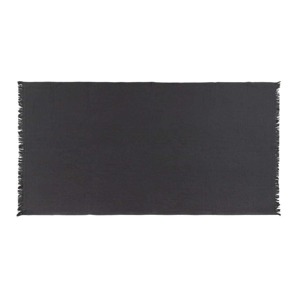 Ukiyo Keiko AWARE™ solid hammam towel 100x180cm - Anthracite