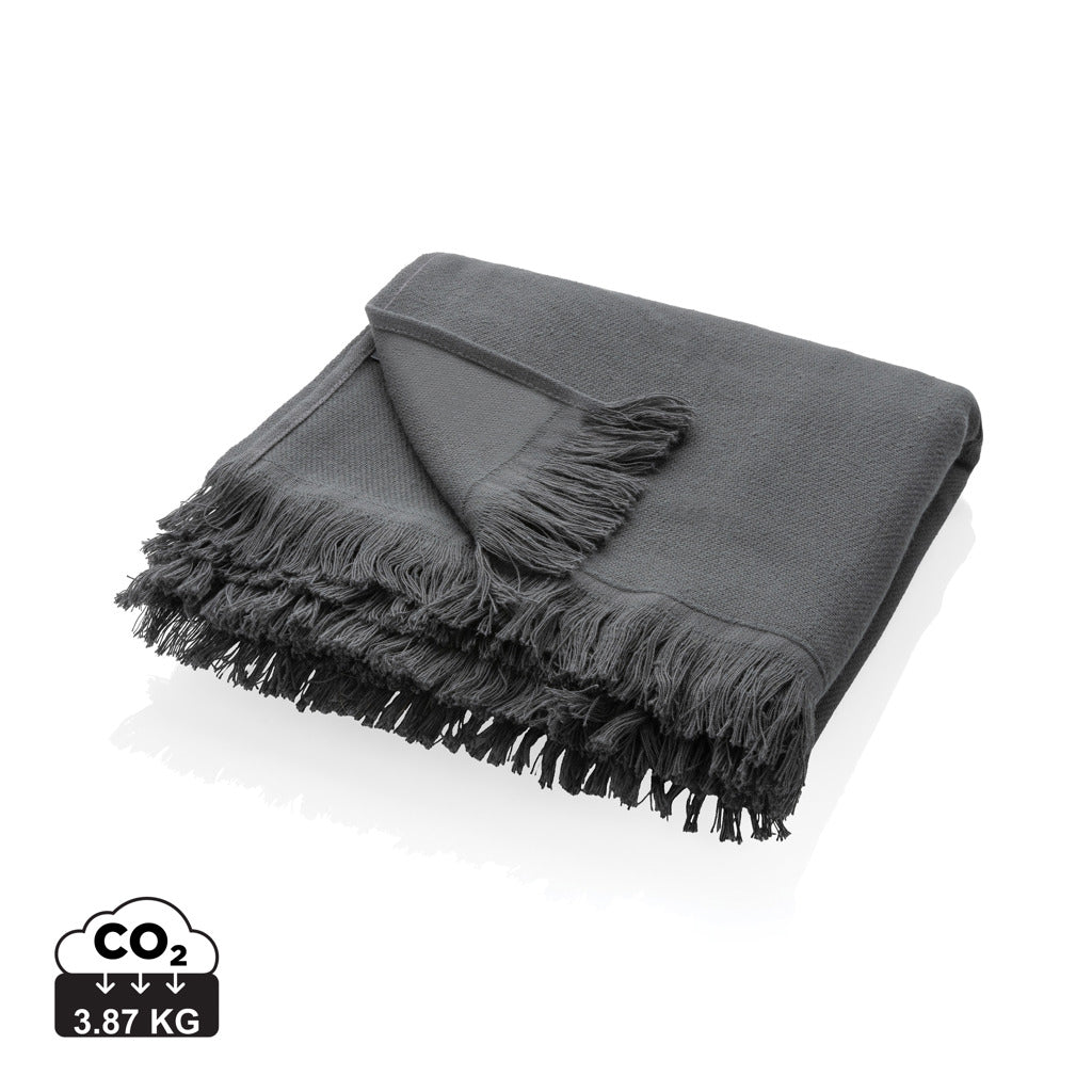 Ukiyo Keiko AWARE™ solid hammam towel 100x180cm - Anthracite